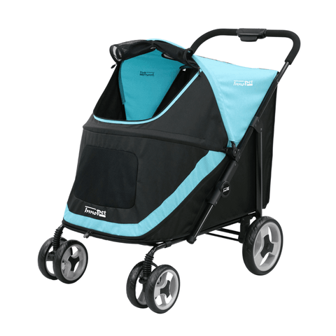 Innopet® Mamut XLarge Dog Pram | For Dogs upto >50kgs | Blue/Black | 2-Year Extended Warranty | Free Rain Cover - Pets Own Us - Innopet - IPS-038/OB United Kingdom