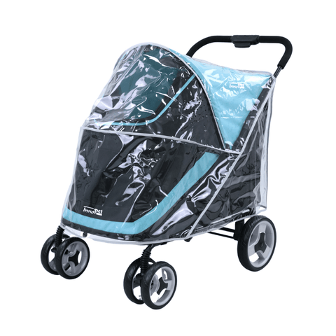 Innopet® Mamut XLarge Dog Pram | For Dogs upto >50kgs | Blue/Black | 2-Year Extended Warranty | Free Rain Cover - Pets Own Us - Innopet - IPS-038/OB United Kingdom