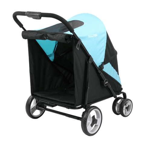 Innopet® Mamut XLarge Dog Pram | For Dogs upto >50kgs | Blue/Black | 2-Year Extended Warranty | Free Rain Cover - Pets Own Us - Innopet - IPS-038/OB United Kingdom