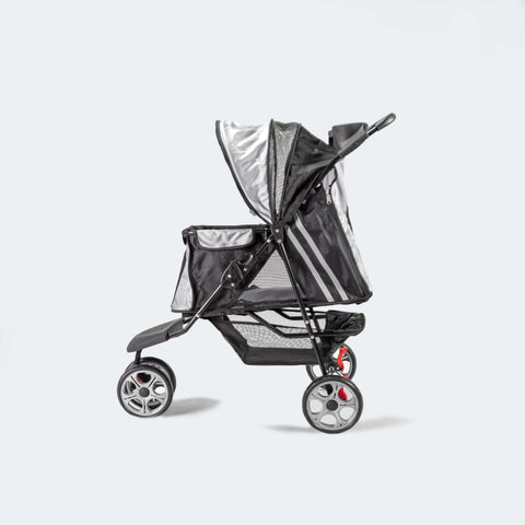 InnoPet® | All-Terran Pet & Dog Stroller | Black / Silver - Pets Own Us - Innopet - IPS-01/BS United Kingdom