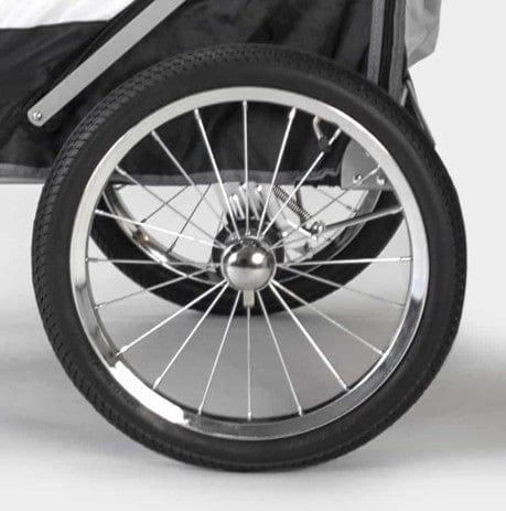 Innopet® Sporty Deluxe Dog Pram & Bike Trailer Back Wheel - Pets Own Us - Innopet - IPS-050/BW United Kingdom