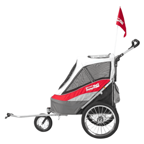 Innopet® Sporty Deluxe Dog Pram & Bike Trailer with Free Rain Cover | 2-Year Warranty - Pets Own Us - Innopet - IPS-055/AT United Kingdom