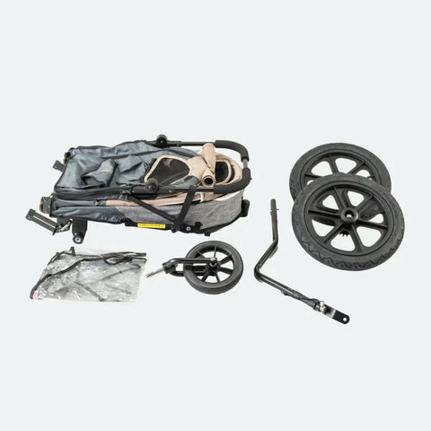 Innopet® Sporty Evolution V2.0 Dog Pram & Bike Trailer | Free Rain Cover | Extended 2-Year Warranty - Pets Own Us - Innopet - IPS-057/BR United Kingdom