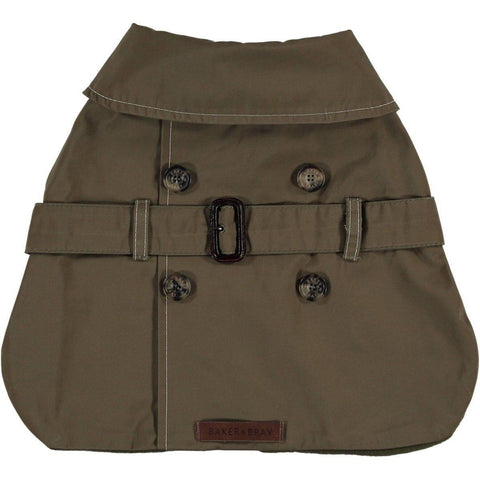 Kensington Waterproof Trench Coat by Baker & Bray - Cappuccino - Pets Own Us - Baker & Bray - BB-11-01-04-XS United Kingdom