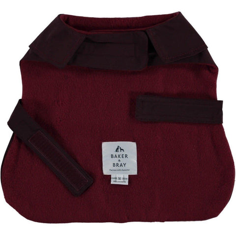 Kensington Waterproof Trench Coat by Baker & Bray - Claret - Pets Own Us - Baker & Bray - BB-11-01-05-XS United Kingdom