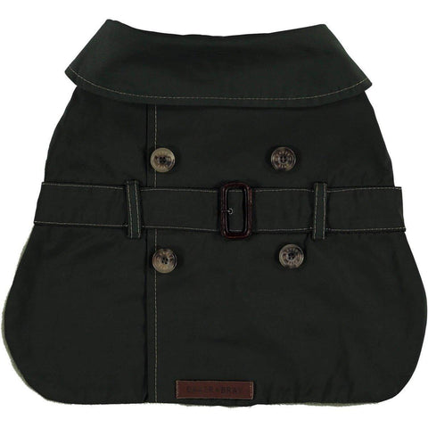 Kensington Waterproof Trench Coat by Baker & Bray - Dark Green - Pets Own Us - Baker & Bray - BB-11-01-06-XS United Kingdom