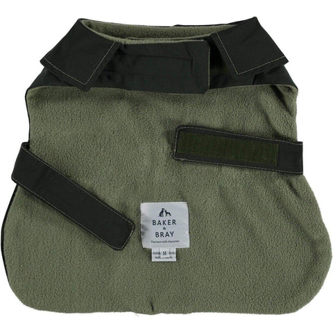 Kensington Waterproof Trench Coat by Baker & Bray - Dark Green - Pets Own Us - Baker & Bray - BB-11-01-06-XS United Kingdom