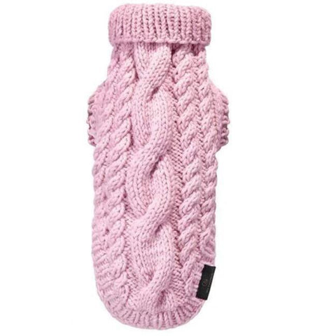 Knitted Sweater LUXURY Precious by Oh Charlie - Pink - Pets Own Us - Oh Charlie - United Kingdom