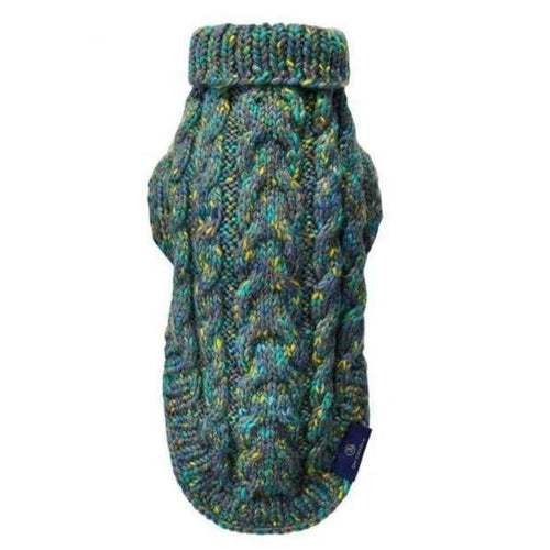 Knitted Sweater LUXURY Precius by Oh Charlie - Emerald - Pets Own Us - Oh Charlie - United Kingdom