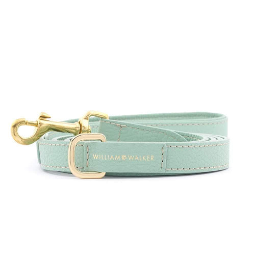 Leather City Dog Leash by William Walker | Nappa | Peppermint - Pets Own Us - William Walker - United Kingdom