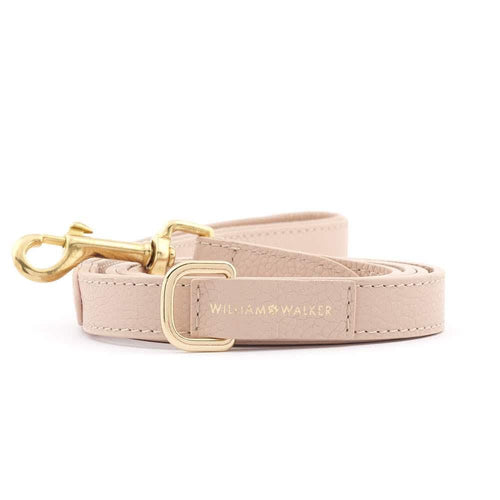 Leather City Dog Leash by William Walker | Nappa | Rose - Pets Own Us - William Walker - United Kingdom