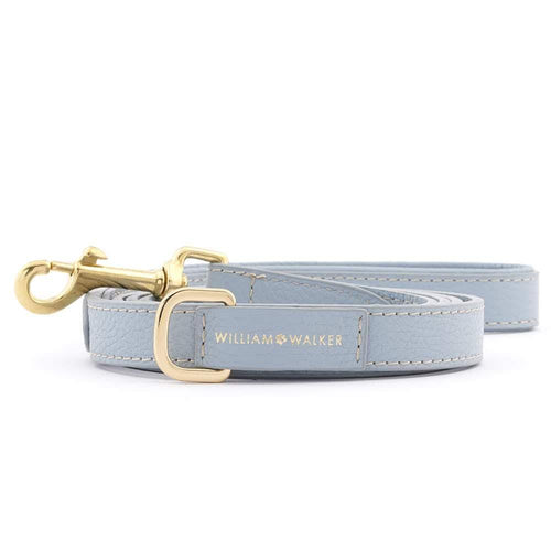 Leather City Dog Leash by William Walker | Nappa | Sky No.2 - Pets Own Us - William Walker - 120204 United Kingdom