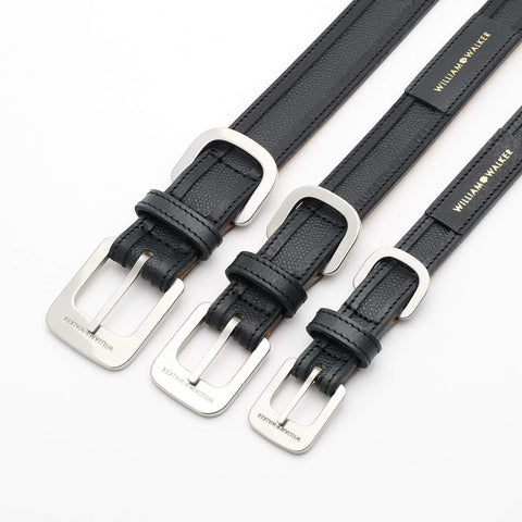 Leather Dog Collar by William Walker | La Nobile | Nero - Pets Own Us - William Walker - 112001 United Kingdom