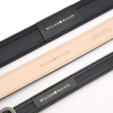 Leather Dog Collar by William Walker | La Nobile | Nero - Pets Own Us - William Walker - 112001 United Kingdom