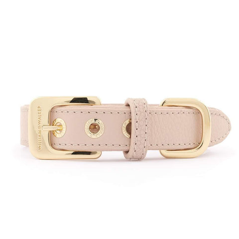 Leather Dog Collar by William Walker | Nappa | Rose - Pets Own Us - William Walker - United Kingdom