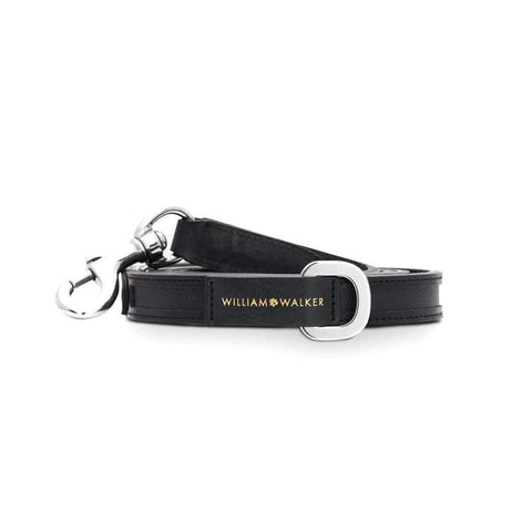 Leather Dog Leash by William Walker | La Nobile | Nero - Pets Own Us - William Walker - 122001 United Kingdom