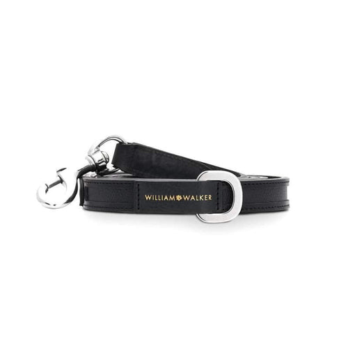 Leather Dog Leash by William Walker | La Nobile | Nero - Pets Own Us - William Walker - 122001 United Kingdom