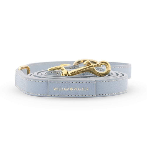 Leather Dog Leash by William Walker | Nappa | Sky No.2 - Pets Own Us - William Walker - 120203 United Kingdom