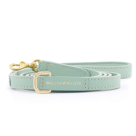 Leather Small City Dog Leash by William Walker | Nappa | Peppermint - Pets Own Us - William Walker - United Kingdom