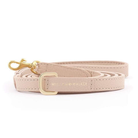 Leather Small City Dog Leash by William Walker | Nappa | Rose - Pets Own Us - William Walker - United Kingdom