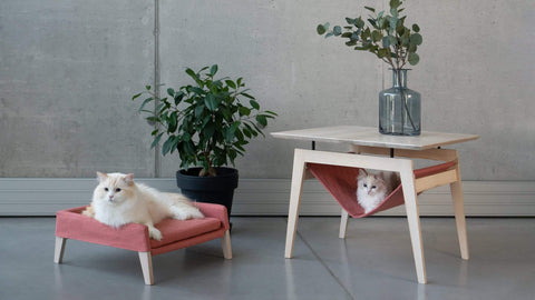 Lulu Bed By Labbvenn - Raspberry - Pets Own Us - Labbvenn - United Kingdom