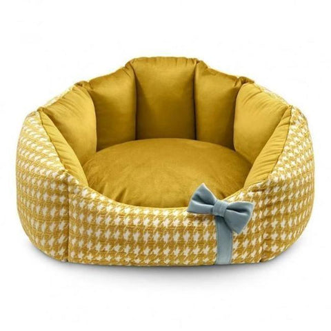 Luxury Glamour Pet Bed by Oh Charlie - Golden - Pets Own Us - Oh Charlie - United Kingdom