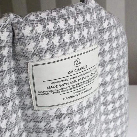 Luxury Glamour Pet Bed by Oh Charlie - Grey - Pets Own Us - Oh Charlie - United Kingdom