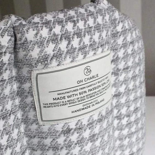 Luxury Glamour Pet Bed by Oh Charlie - Grey - Pets Own Us - Oh Charlie - United Kingdom