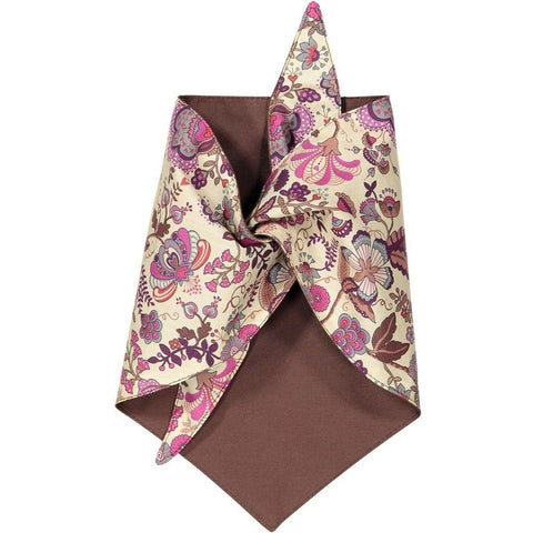 Mabelle Dog Bandana by Baker & Bray - Pink/Brown - Pets Own Us - Baker & Bray - BB-21-01-16-L United Kingdom