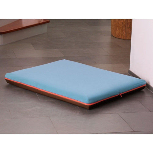 Memory Foam Dog Bed in Brown Faux Leather - Pets Own Us - Pet Interiors - United Kingdom