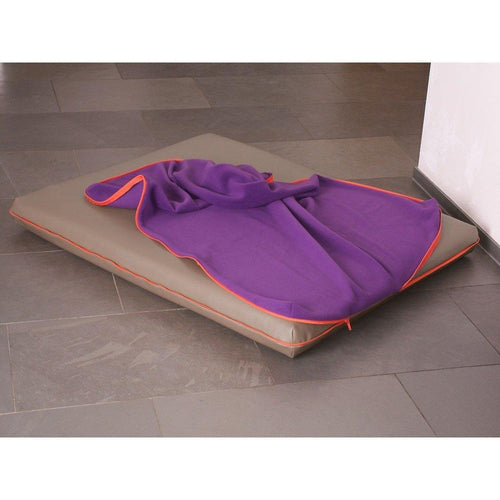 Memory Foam Dog Bed in Brown Faux Leather - Pets Own Us - Pet Interiors - United Kingdom