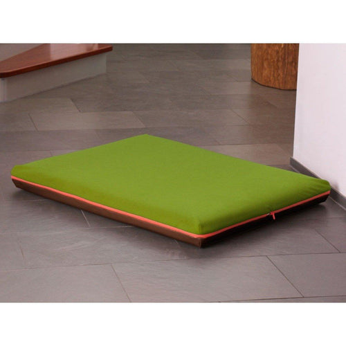 Memory Foam Dog Bed in Brown Faux Leather - Pets Own Us - Pet Interiors - United Kingdom