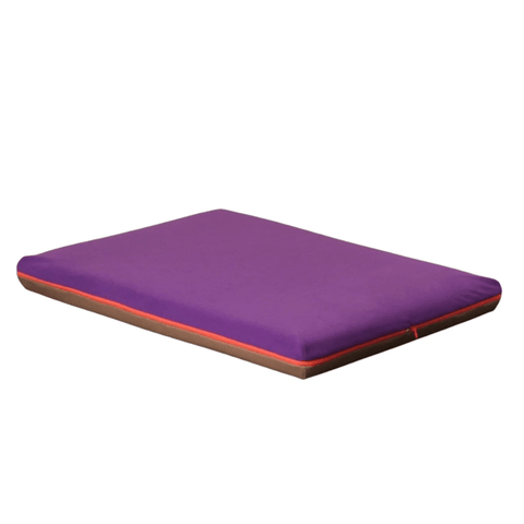 Memory Foam Dog Bed in Taupe Faux Leather - Pets Own Us - Pet Interiors - United Kingdom