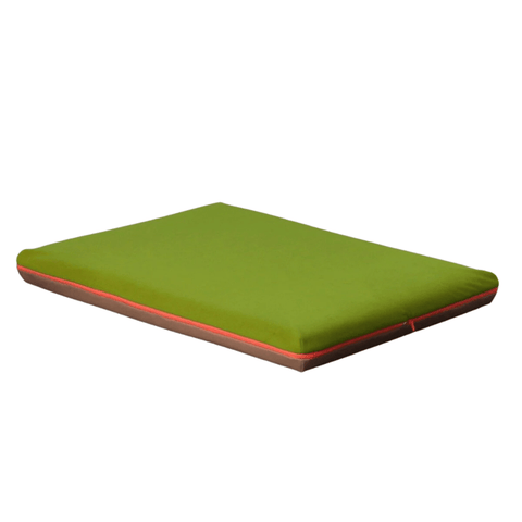 Memory Foam Dog Bed in Taupe Faux Leather - Pets Own Us - Pet Interiors - United Kingdom