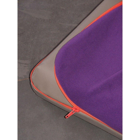 Memory Foam Dog Bed in Taupe Faux Leather - Pets Own Us - Pet Interiors - United Kingdom