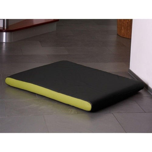 Memory Foam Dog Mattress in Black Faux Leather - Pets Own Us - Pet Interiors - United Kingdom