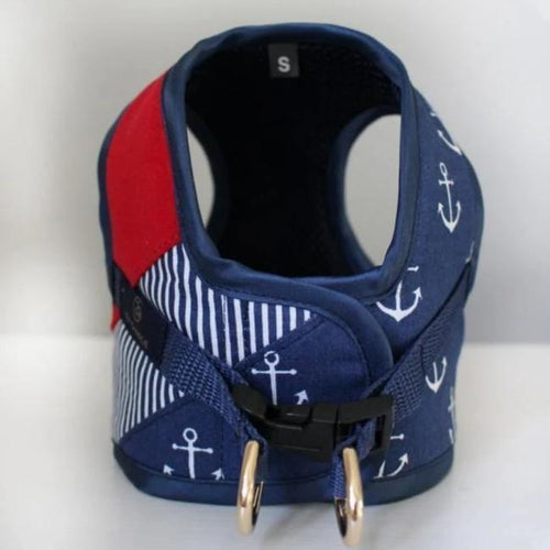 North Star Harnesses by Oh Charlie - Navy Blue/Red - Pets Own Us - Oh Charlie - United Kingdom