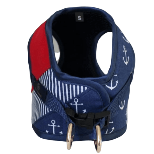 North Star Harnesses by Oh Charlie - Navy Blue/Red - Pets Own Us - Oh Charlie - United Kingdom