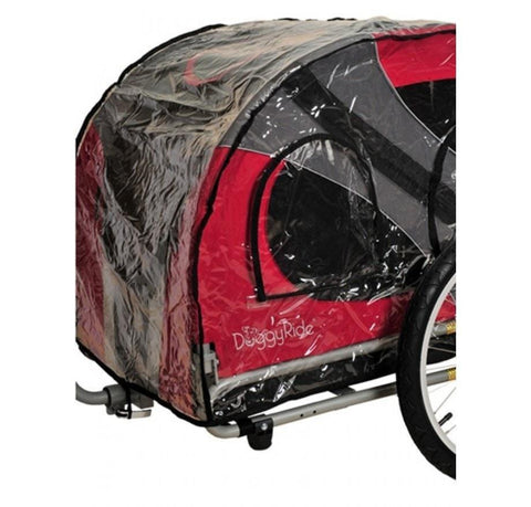 Novel DoggyRide Dog Bike Trailer by Dutch Dog - Red - Pets Own Us - Dutch Dog - DRNVTR22-RD United Kingdom