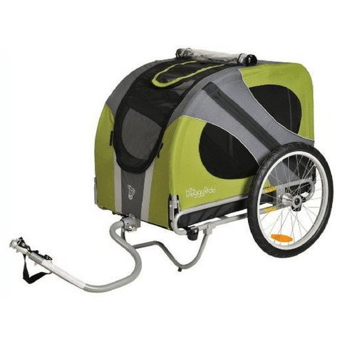 Novel DoggyRide Dog Bike Trailer Cabin by Dutch Dog - Green - Pets Own Us - Dutch Dog - DRNVTR22-GR United Kingdom
