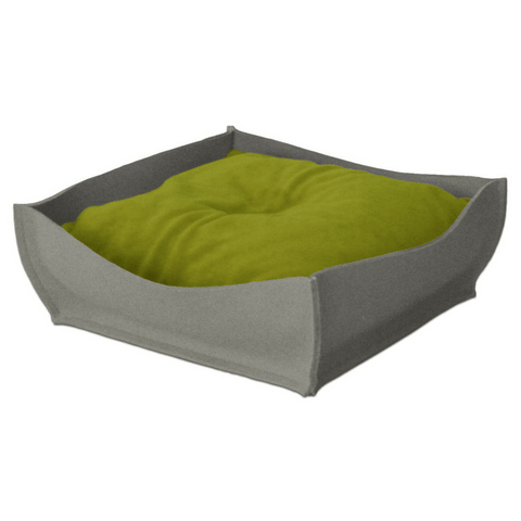 Orthopedic Pet Bed By Pet Interiors - Grey Felt Bowl - Pets Own Us - Pet Interiors - United Kingdom