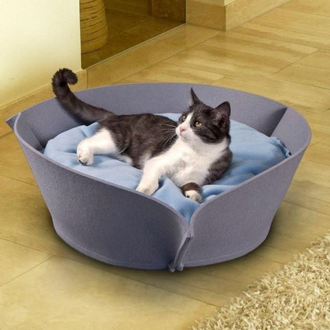 Orthopedic Pet Bed By Pet Interiors- Nook Felt - Pets Own Us - Pet Interiors - United Kingdom