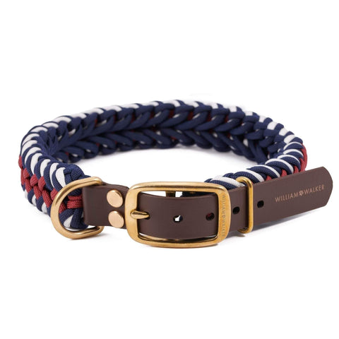 Paracord Dog Collar by William Walker - Royal - Pets Own Us - William Walker - WW-PC-R-XS United Kingdom