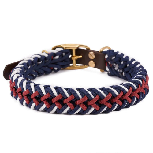 Paracord Dog Collar by William Walker - Royal - Pets Own Us - William Walker - WW-PC-R-XS United Kingdom