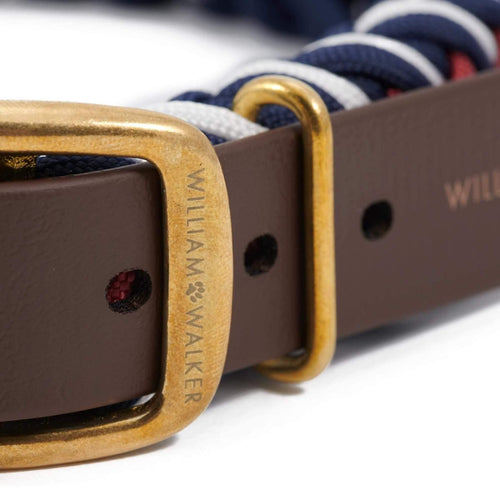Paracord Dog Collar by William Walker - Royal - Pets Own Us - William Walker - WW-PC-R-XS United Kingdom