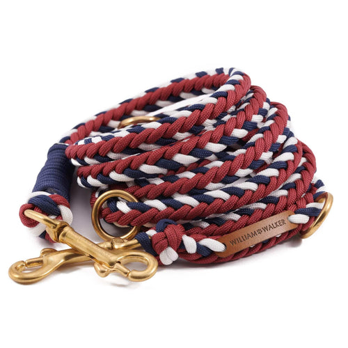 Paracord Dog Leash by William Walker - Royal - Pets Own Us - William Walker - WW-PL-R United Kingdom
