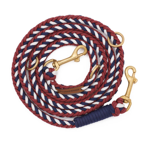 Paracord Dog Leash by William Walker - Royal - Pets Own Us - William Walker - WW-PL-R United Kingdom
