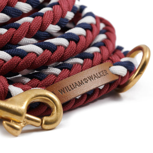 Paracord Dog Leash by William Walker - Royal - Pets Own Us - William Walker - WW-PL-R United Kingdom