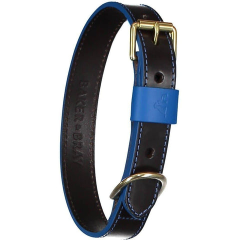 Pimlico Dog Collar by Baker & Bray - Black/Blue - Pets Own Us - Baker & Bray - BB-41-01-10-XS United Kingdom