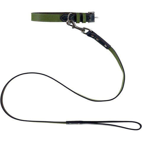 Richmond Dog Collar by Baker & Bray - Aloe/Cosmo - Pets Own Us - Baker & Bray - BB-41-01-13-XS United Kingdom